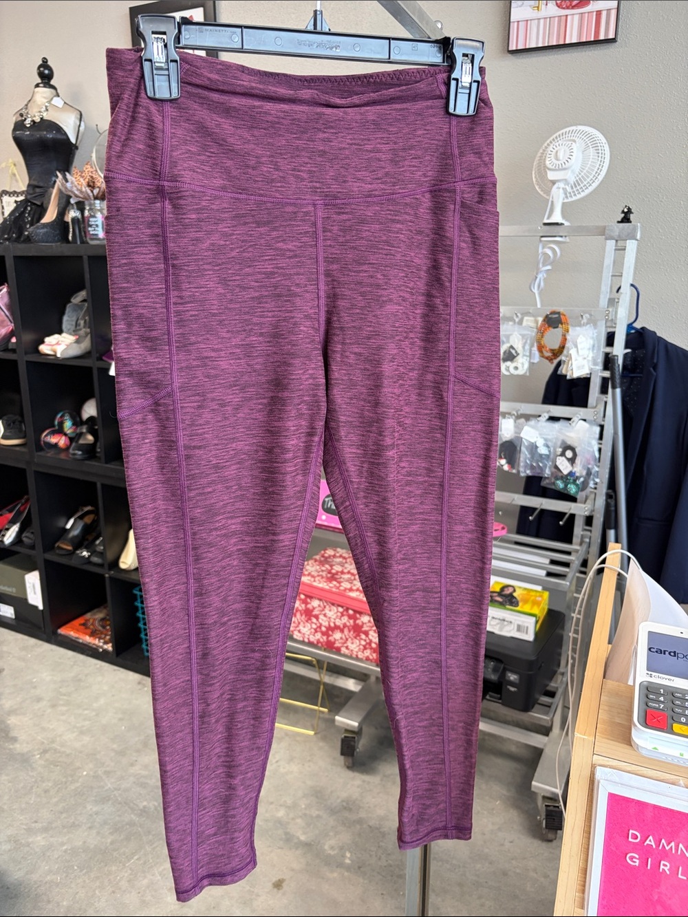 Victoria's Secret Plum Marled Leggings